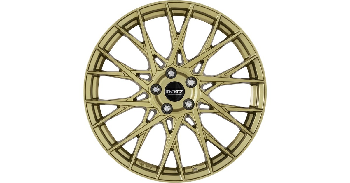 Jante Alu Dotz Fuji gold 8x19 5x112 ET40 , Alésage 70.1