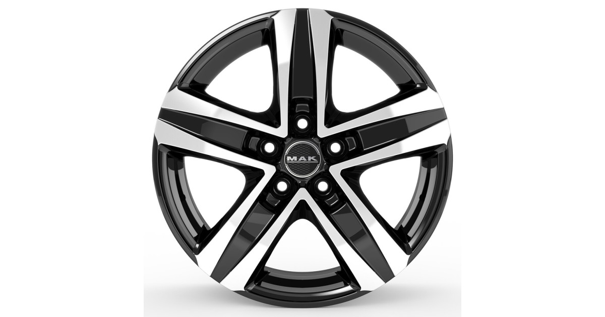 Jante Alu MAK STONE 5 (BLACK MIRROR) 7x17 5x130 ET33 , Alésage 84.1