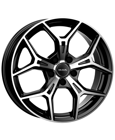 Jante Alu MAK EPICA (BLACK MIRROR) 7x18 5x114.3 ET35 , Alésage 66.1