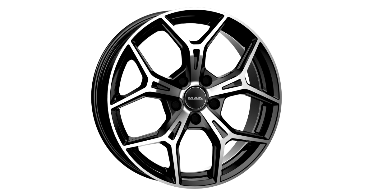 Jante Alu MAK EPICA (BLACK MIRROR) 7x18 5x114.3 ET35 , Alésage 66.1