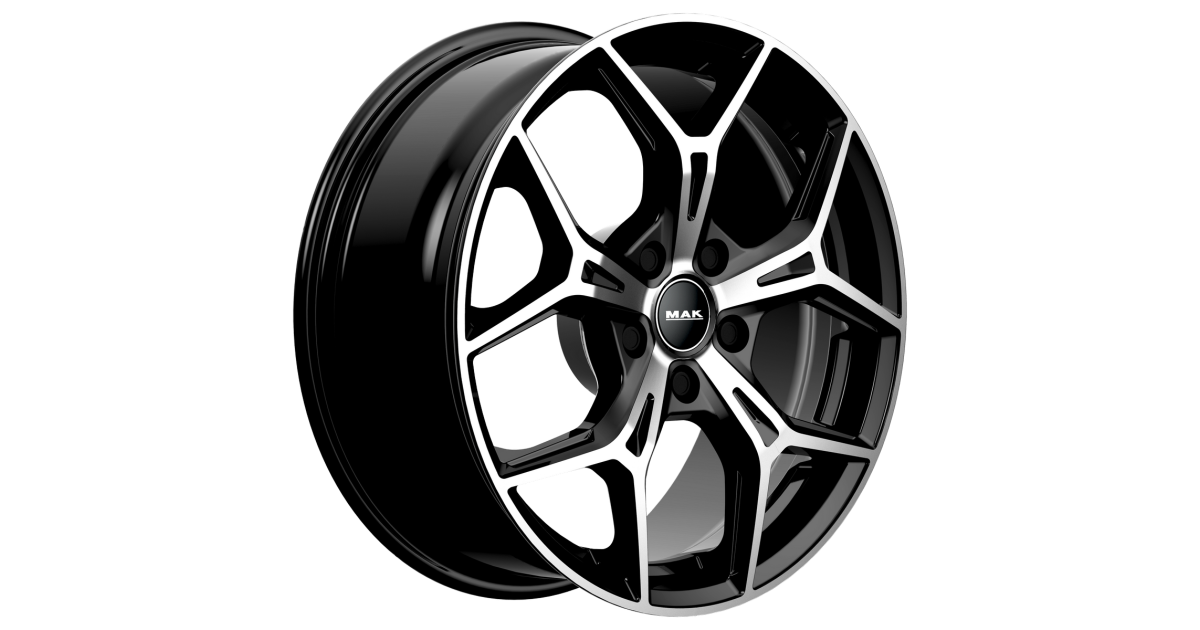 Jante Alu MAK EPICA (BLACK MIRROR) 7x18 5x114.3 ET35 , Alésage 66.1