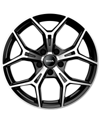 Jante Alu MAK EPICA (BLACK MIRROR) 7x18 5x114.3 ET35 , Alésage 66.1
