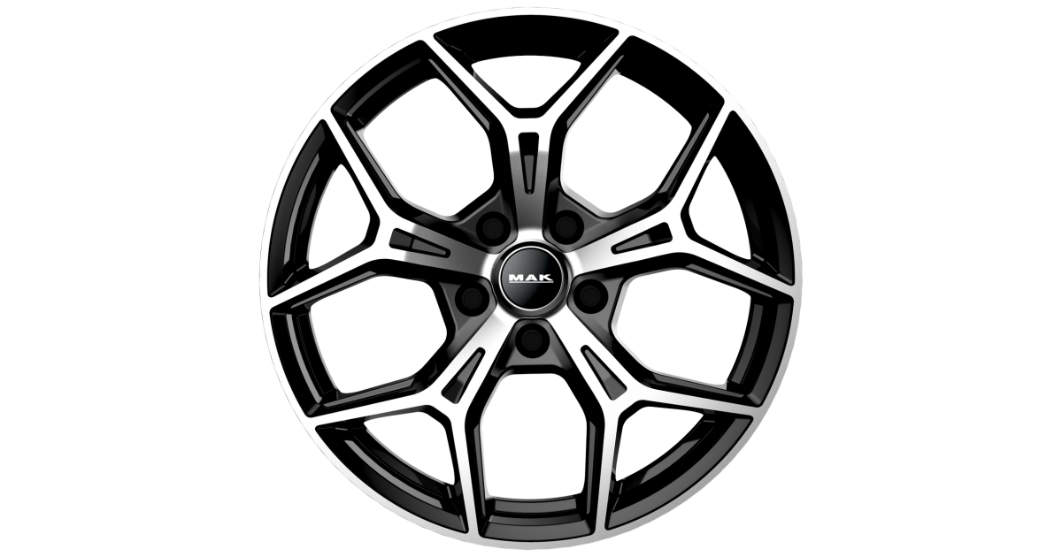 Jante Alu MAK EPICA (BLACK MIRROR) 7x18 5x114.3 ET35 , Alésage 66.1