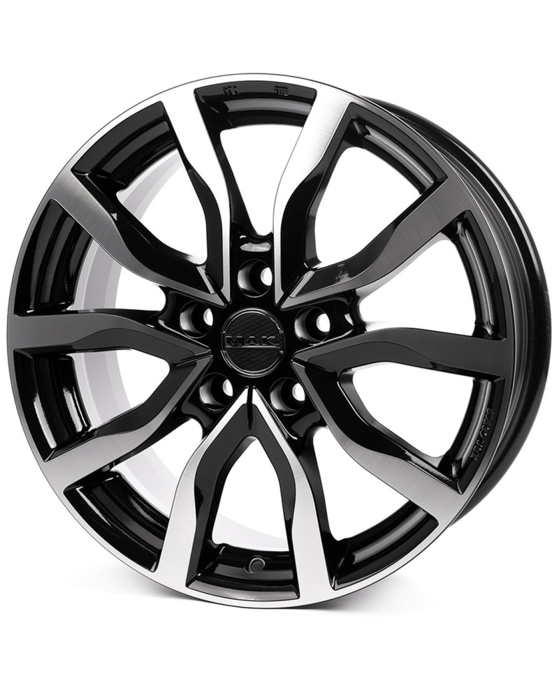 Jante Alu MAK HIGHLANDS (BLACK MIRROR) 9x21 5x108 ET38,5 , Alésage 63.4