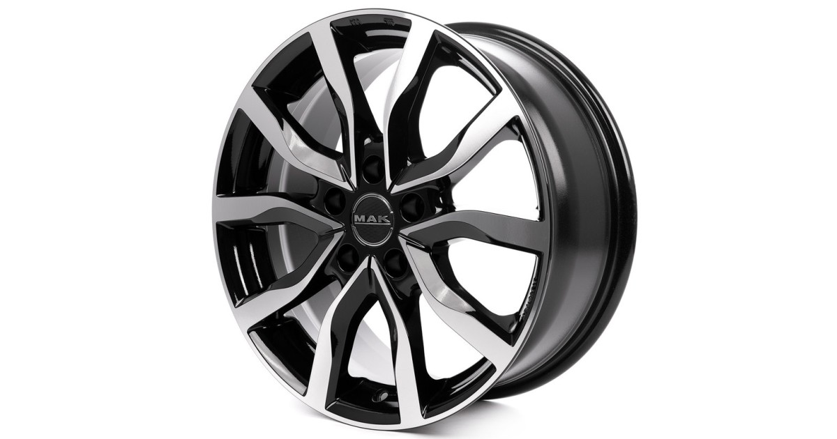 Jante Alu MAK HIGHLANDS (BLACK MIRROR) 9x21 5x108 ET38,5 , Alésage 63.4