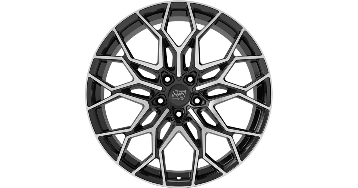 Jante Alu MSW 51 Gloss black full polished 8,5x21 5x112 ET30  , Alésage 73.1