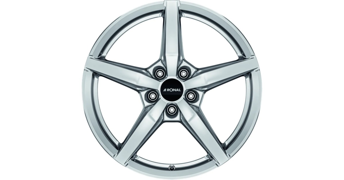 Jante ALU, Ronal R69 Platinum silber  7.5X17 5/ 112 ET52, Alésage 66.6