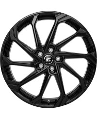 Jante Alu RC Design RC36 Noir brillant laqué 7,5x19 5x108 ET43,5  , Alésage 63.4