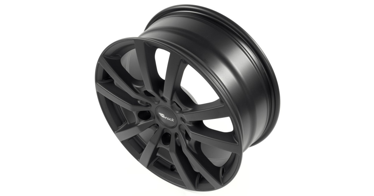 Jante Alu RC Design RC27 Noir mat laqué 7x17 5x100 ET51 , Alésage 57.1