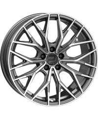 Jante ALU, Wheelworld - 2DRV WH37 Dark Gunmetal / ANTHRACITE FONCE FACE POLIE 8.5X19 5/ 112 ET26, Alésage 66.6