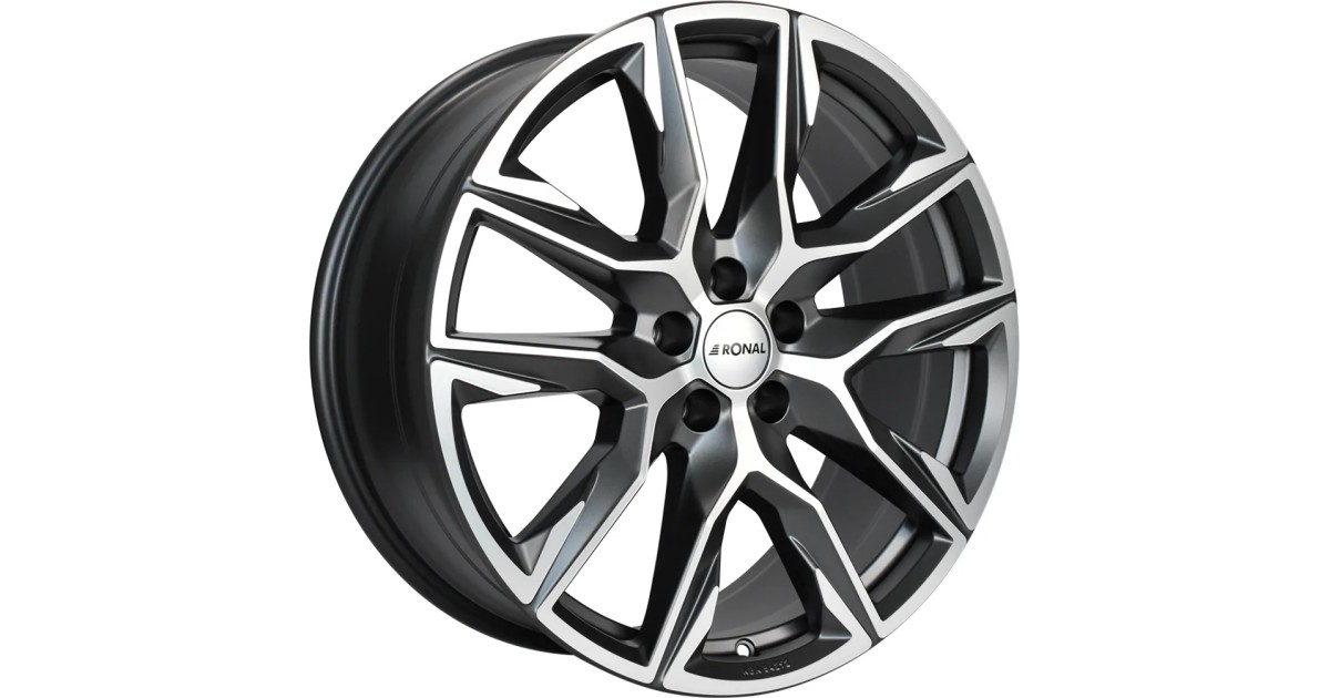 Jante ALU, Ronal R71 Anthracite mat , Face polie 8.5X20 5/ 112 ET42, Alésage 66.6