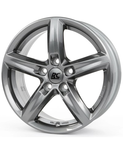 Jante Alu RC Design RC24 Titanium Metallic 6x15 4x98 ET35 , Alésage 58.1