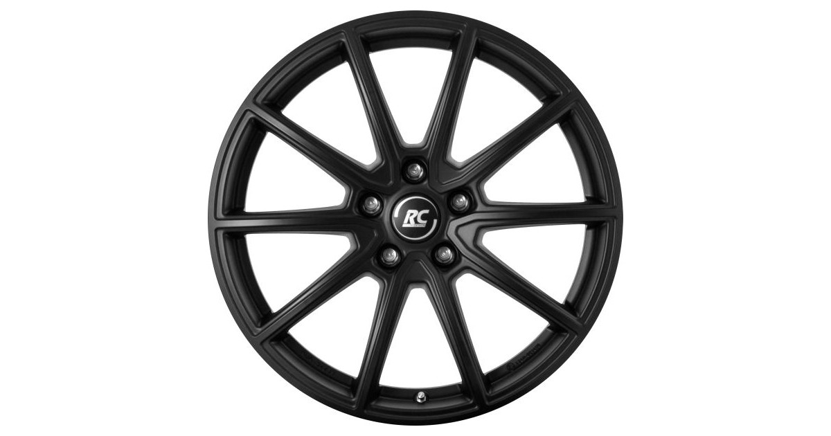 Jante Alu RC Design RC32 Satin Black Matt 8x19 5x112 ET43   , Alésage 66.6
