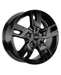 Jante ALU, Ronal R64 JETBLACK 6.5X16 5/ 130 ET66, Alésage 89.10
