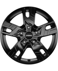 Jante ALU, Ronal R64 JETBLACK 7X17 5/ 120 ET55, Alésage 65.1