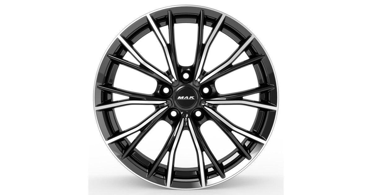 Jante Alu MAK MARK (BLACK MIRROR)  7,5x18 5x112 ET25 , Alésage 66.6