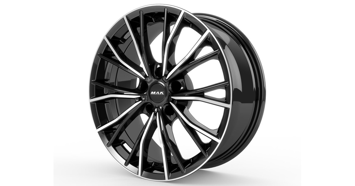 Jante Alu MAK MARK (BLACK MIRROR)  7,5x18 5x112 ET25 , Alésage 66.6