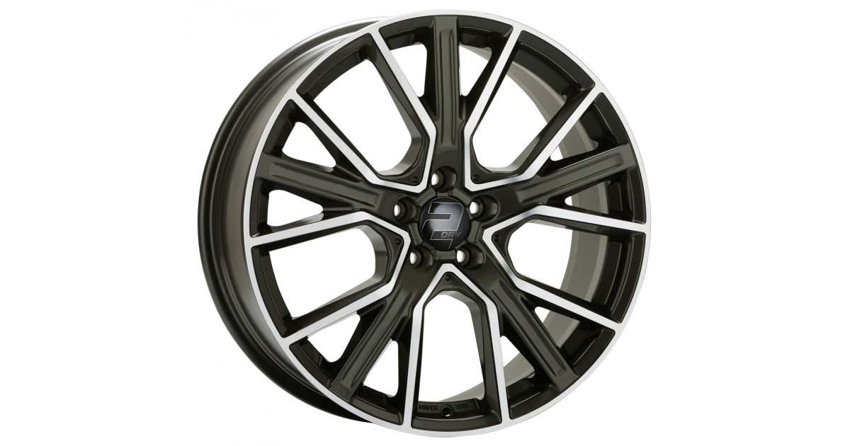 Jante ALU, Wheelworld - 2DRV WH34  DARK GUNMETAL (Anthracite , Face polie) 9X20 5/ 112 ET30, Alésage 66.6