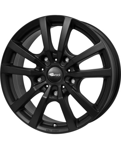 Jante Alu  RC Design RC25T Black Clear Matt 6,5x16 5x130 ET60  , Alésage 78.1