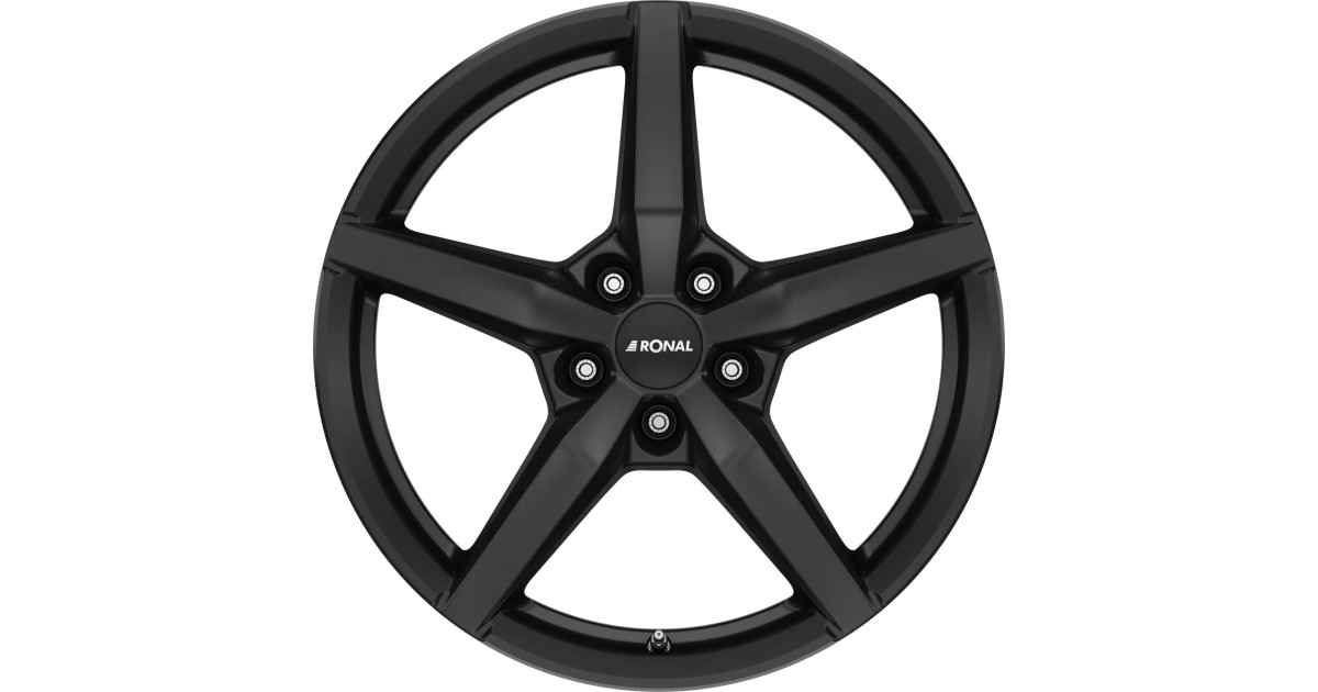 Jante ALU, Ronal R69 Jetblack-matt 7.5X17 5/ 112 ET30, Alésage 66.6