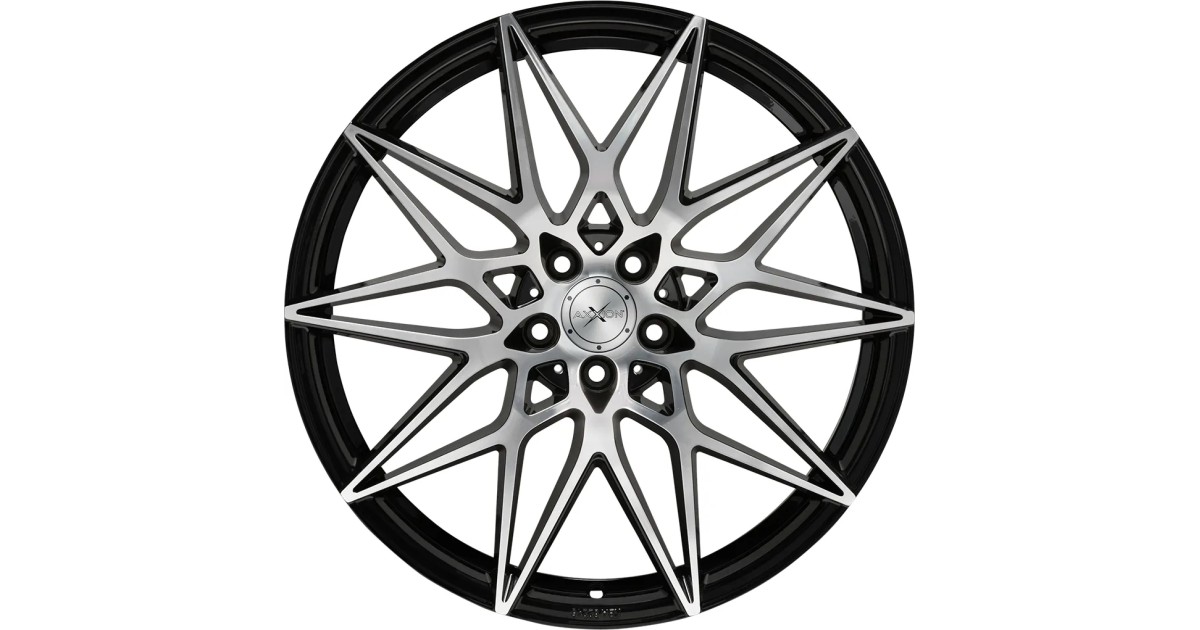 Jante ALU, Axxion  AX9 /SP+  Noir poli brillant 9X21 5/ 112 ET42, Alésage 66.6