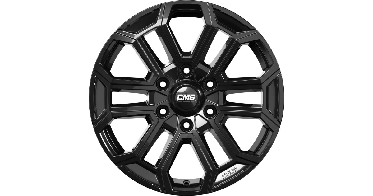 Jante ALU, CMS C35 Noir Brillant, 8X18 6/ 139.7 ET30, Alésage 100.1