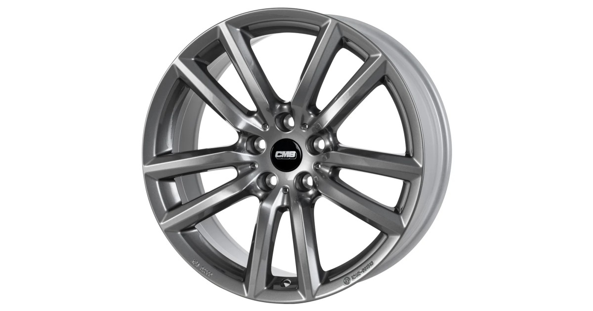 Jante ALU, CMS C27 Titane Brillant, 8X19 5/ 112 ET34, Alésage 66.6