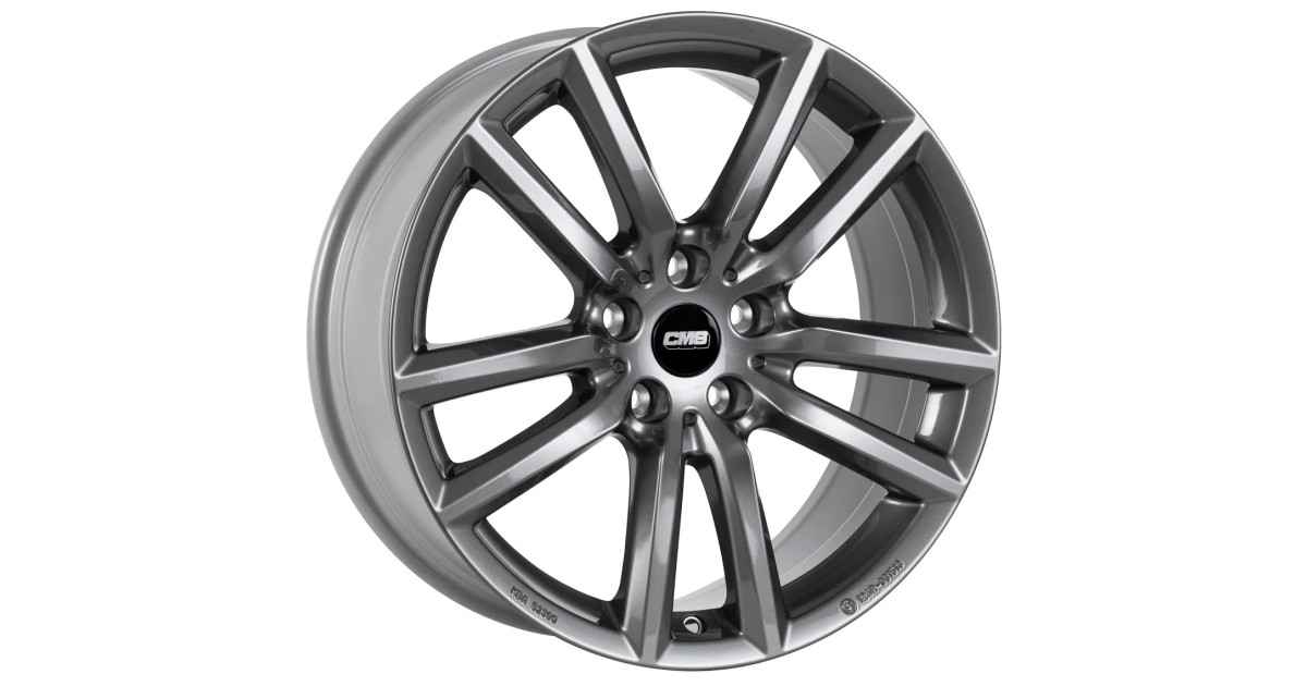 Jante ALU, CMS C27 Titane Brillant, 8X19 5/ 112 ET39, Alésage 66.6