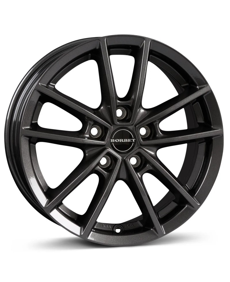 Jante Alu Borbet W Mistral anthracite glossy 8x19 5x112 ET44 , Alésage 57.1