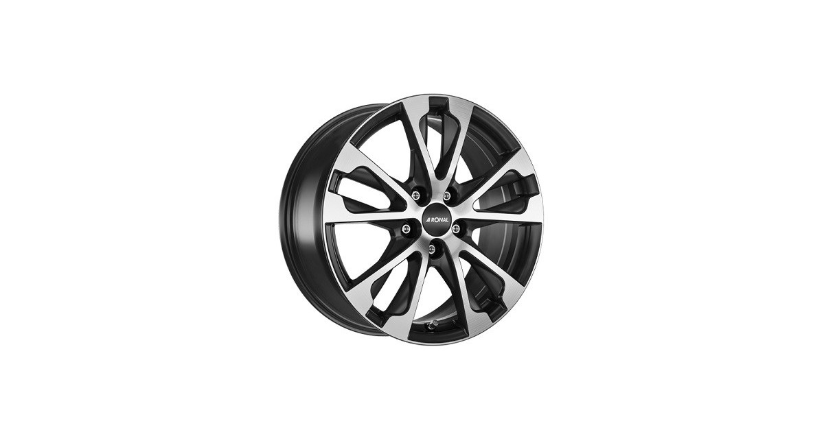 Jante ALU, Ronal R61/JBMFK/ET40 JETBLACK-MATT-FRONTKOPIER, 7.50X17 5/114.30 ET40, Alésage 82