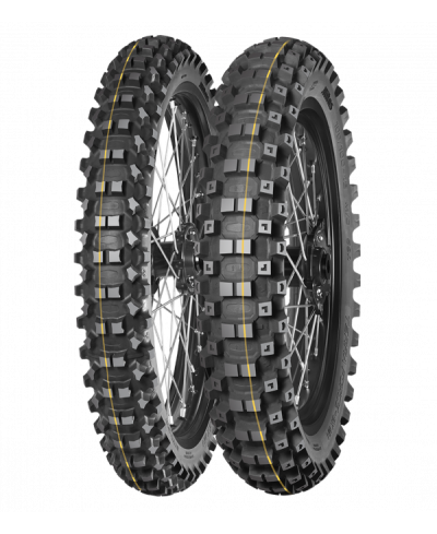 MITAS TERRA FORCE-EX MH SUPER Yellow Rear 110/ 100 -18 64R  TT (1 Bande jaune)