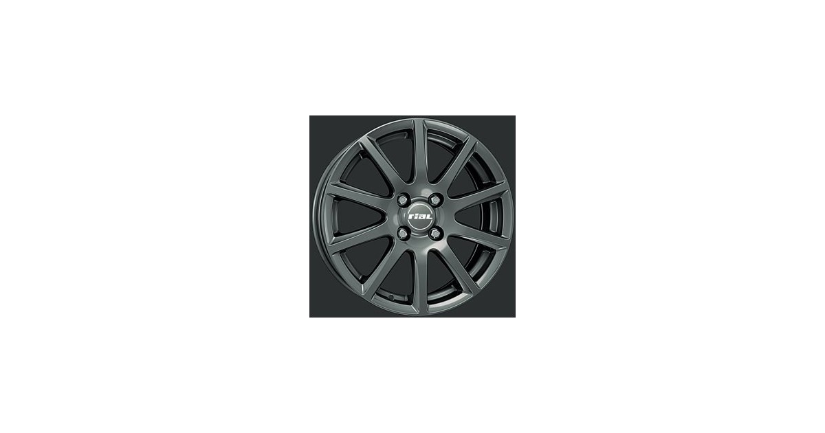 Jante ALU, Rial MI/TI/ET44 titanium, 7X17 4/108 ET44, Alésage 63.4