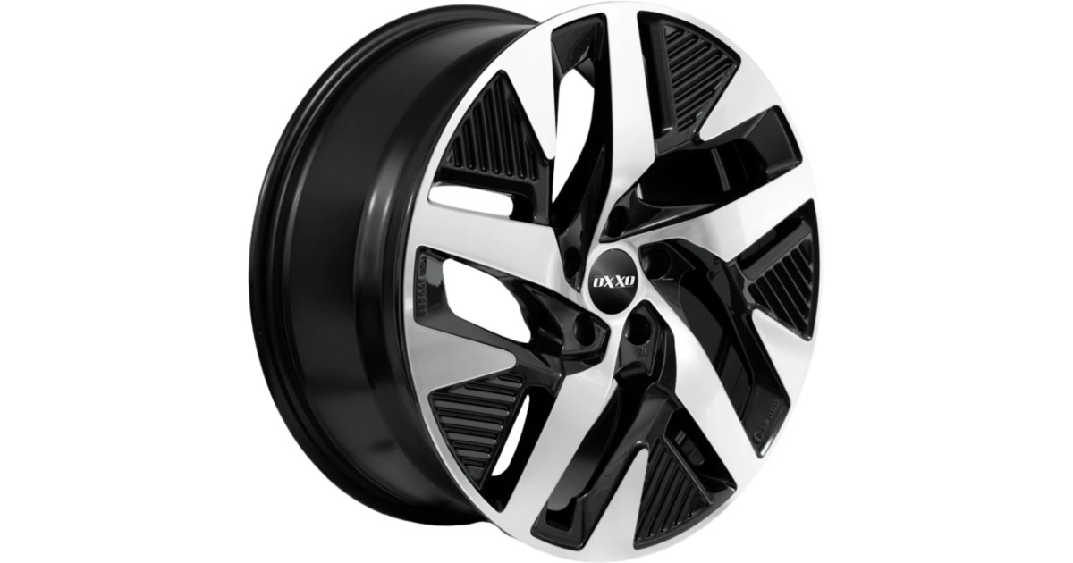 Jante Alu OXXO Pulse EV Bicolor (OX28) 7,5x19 5x108 ET50,5  Alésage 63.4 , Black Polished