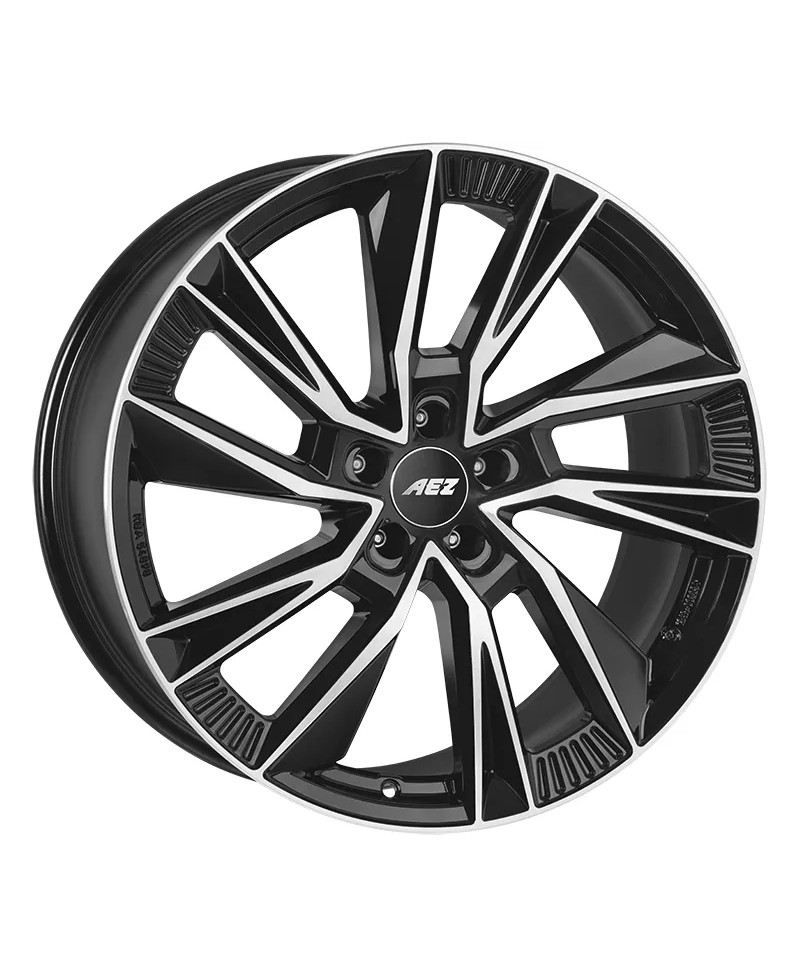 Jante Alu AEZ Havanna Black Polished  8x20 5x112 ET38 , Alésage 70.1
