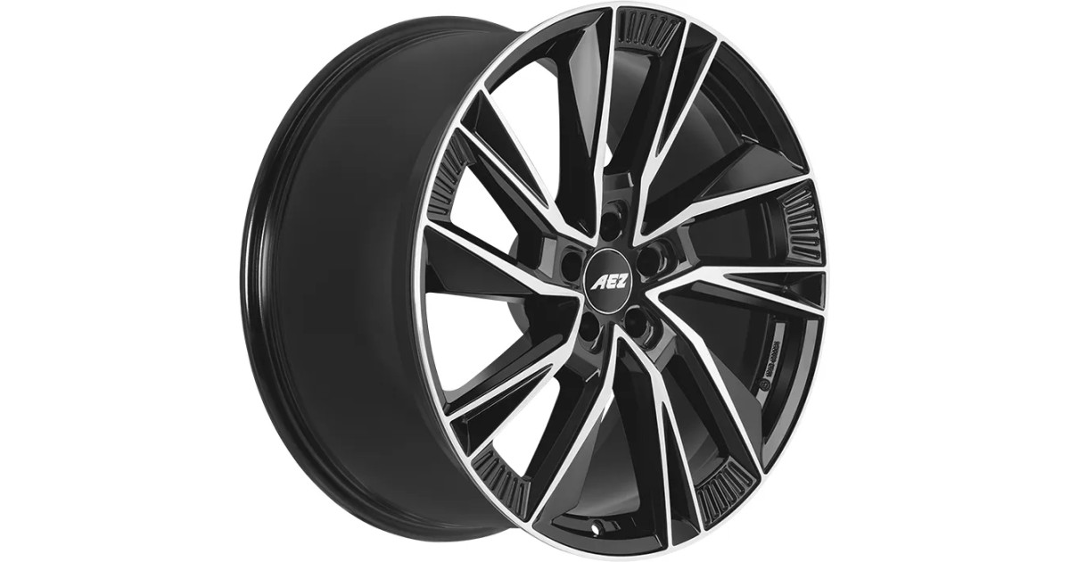 Jante Alu AEZ Havanna Black Polished  8x20 5x112 ET38 , Alésage 70.1