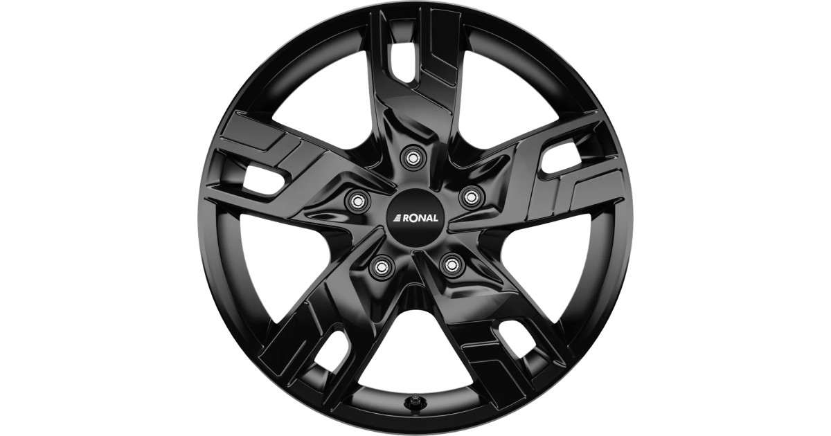 Jante ALU, Ronal R64 JETBLACK 7X17 5/ 160 ET53, Alésage 65.1