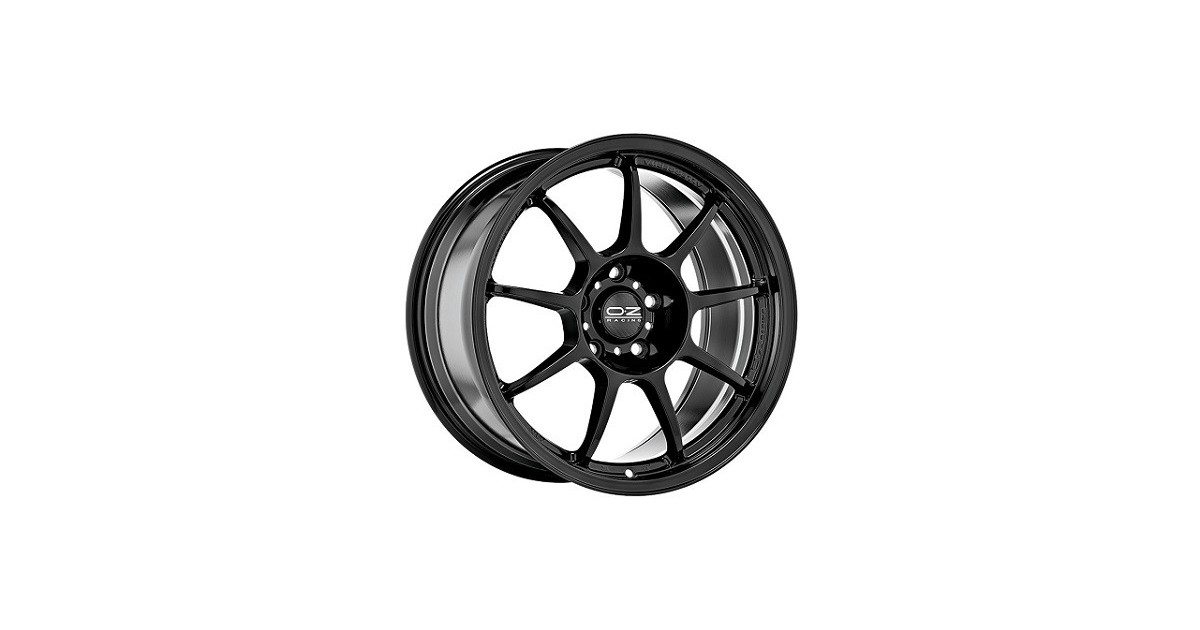 Jante ALU, OZ ALLEGHLT/GB/E44 GLOSS BLACK, 7X17 4/100 ET44, Alésage 68