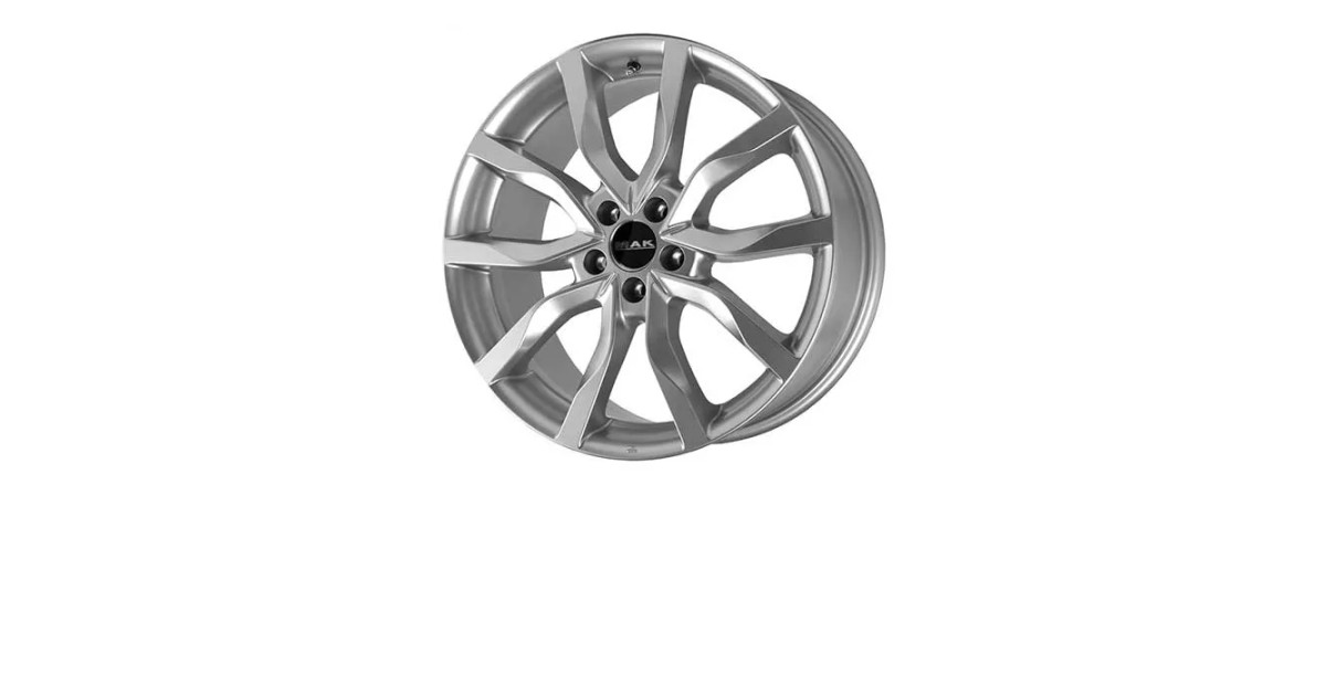 Jante Alu MAK HIGHLANDS SILVER 8x18 5x108 ET45 , Alésage 63.4