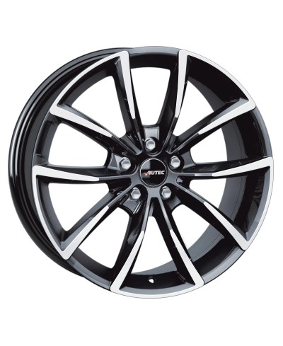 Jante ALU, Autec Astana Noir , Face polie 8X19 5/ 108 ET42, Alésage 65.1