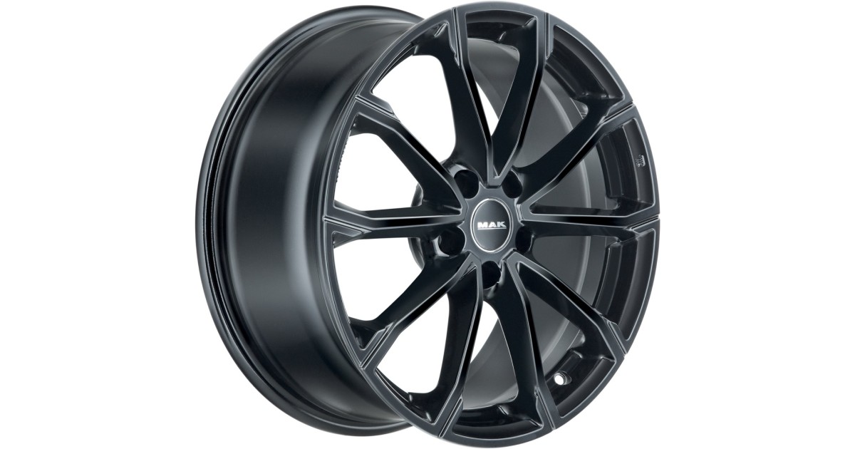 Jante Alu MAK DaVinci Gloss black 8x19 5x112 ET30 , Alésage 76