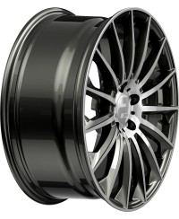 Jante ALU, Wheelworld - 2DRV WH39/ DGMP+ Dark gunmetal lackiert (Face polie) 10X22 5/ 112 ET20, Alésage 66.6