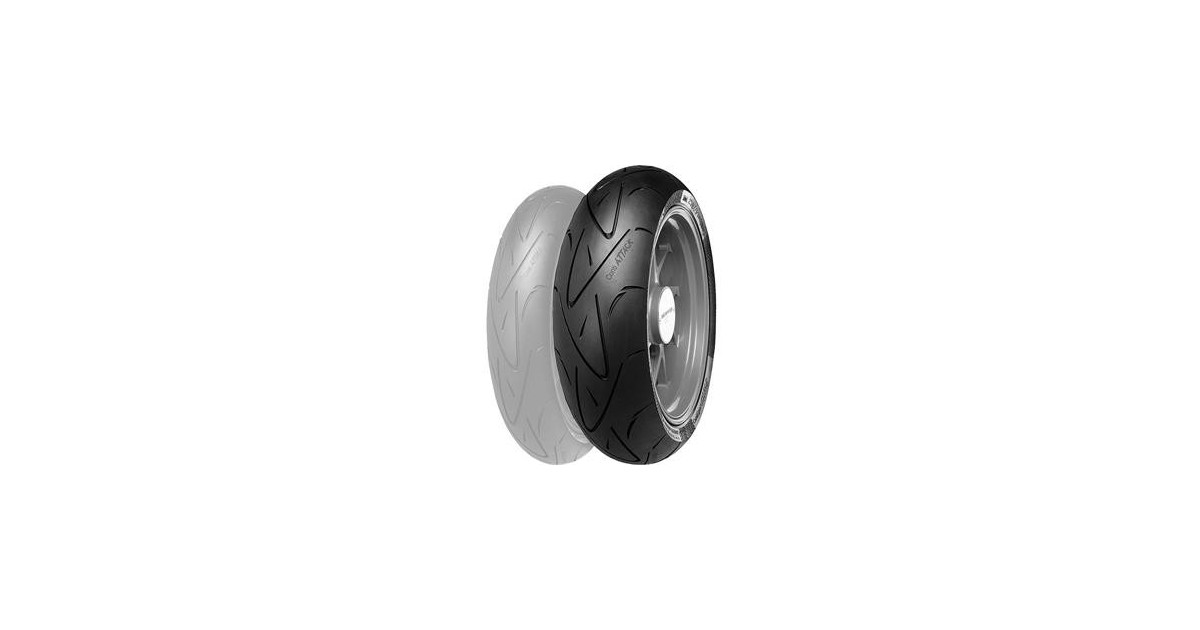 Pneu moto,  Continental ContiSportAttack Front 130/70ZR16 61W TL