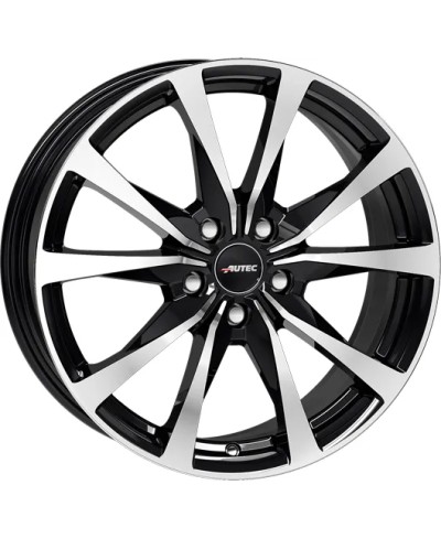 Jante Alu Autec Brixen Black Polished 8x20 5x112 ET47 , Alésage 57.1