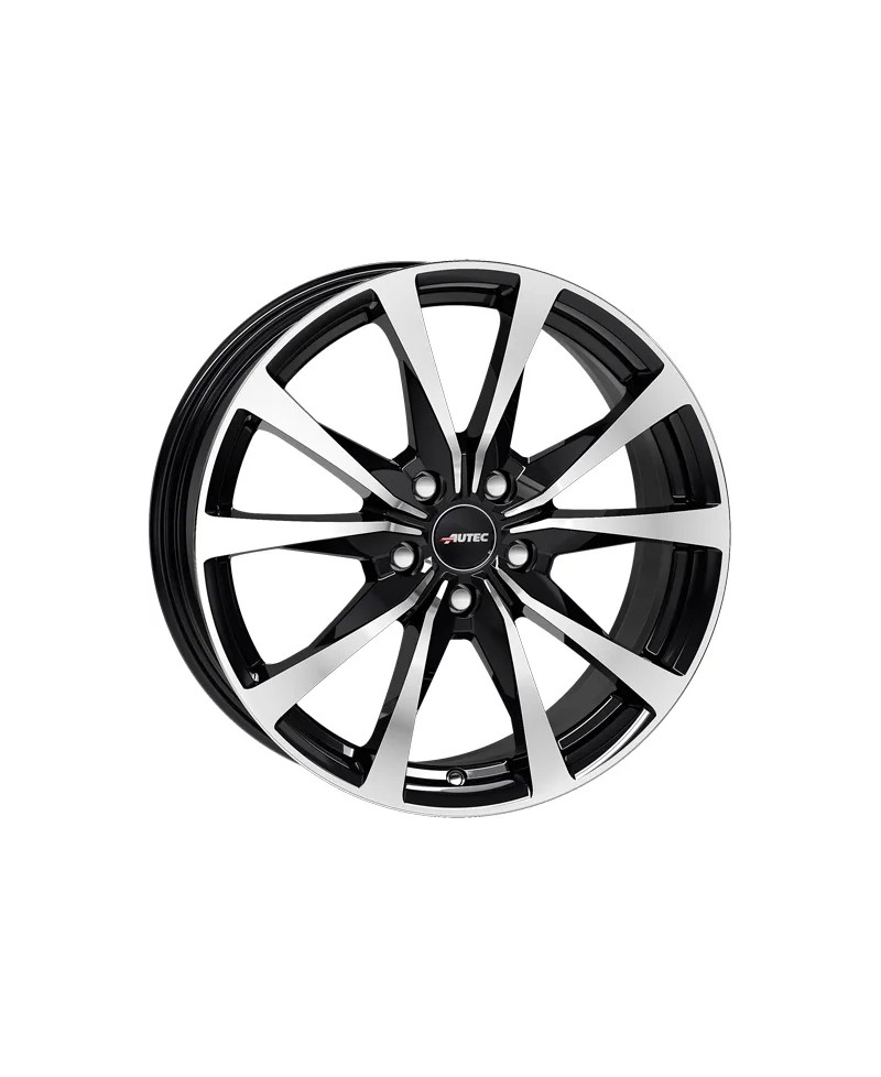 Jante Alu Autec Brixen Black Polished 8x20 5x112 ET47 , Alésage 57.1