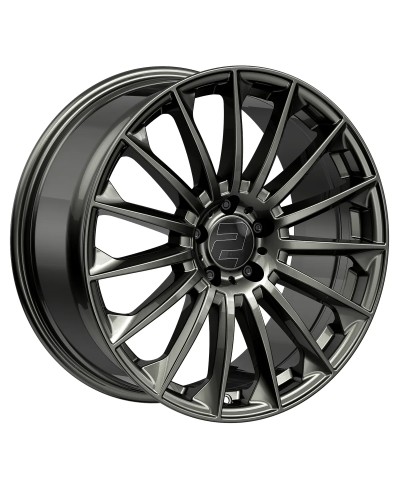 Jante ALU, Wheelworld - 2DRV WH39/ DGM+ Dark gunmetal lackiert 10X22 5/ 112 ET38, Alésage 66.6