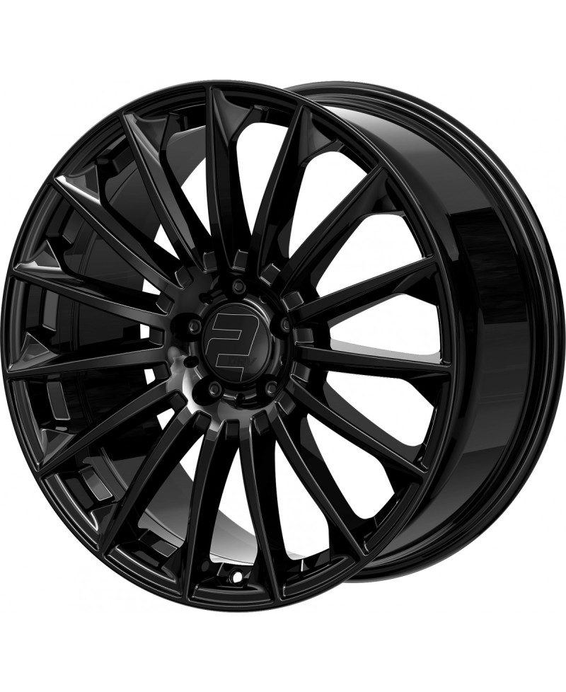 Jante ALU, Wheelworld - 2DRV WH39/ SW+ Noir brillant laqué 10X22 5/ 112 ET40, Alésage 66.6
