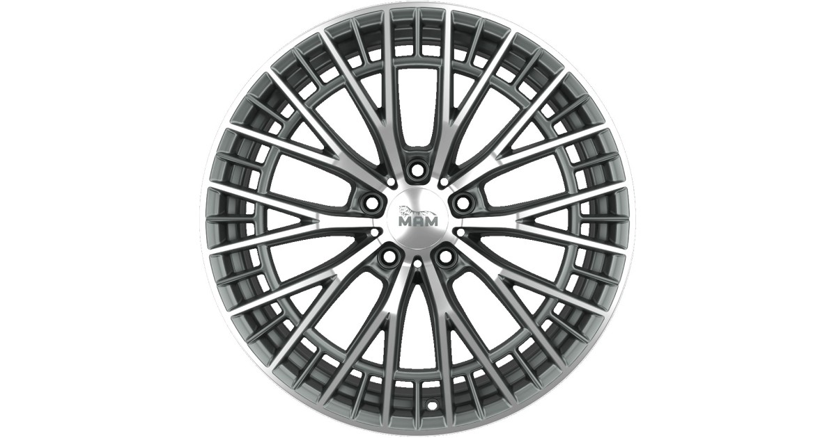 Jante ALU, MAM GT2 Palladium front polish 8.5x19  5/ 114.3 ET45, Alésage 72.6
