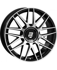 Jante ALU, Wheelworld - 2DRV WH43/ SP+ Noir brillant laqué/ Face polie 8.5X20 5/ 112 ET30, Alésage 66.6
