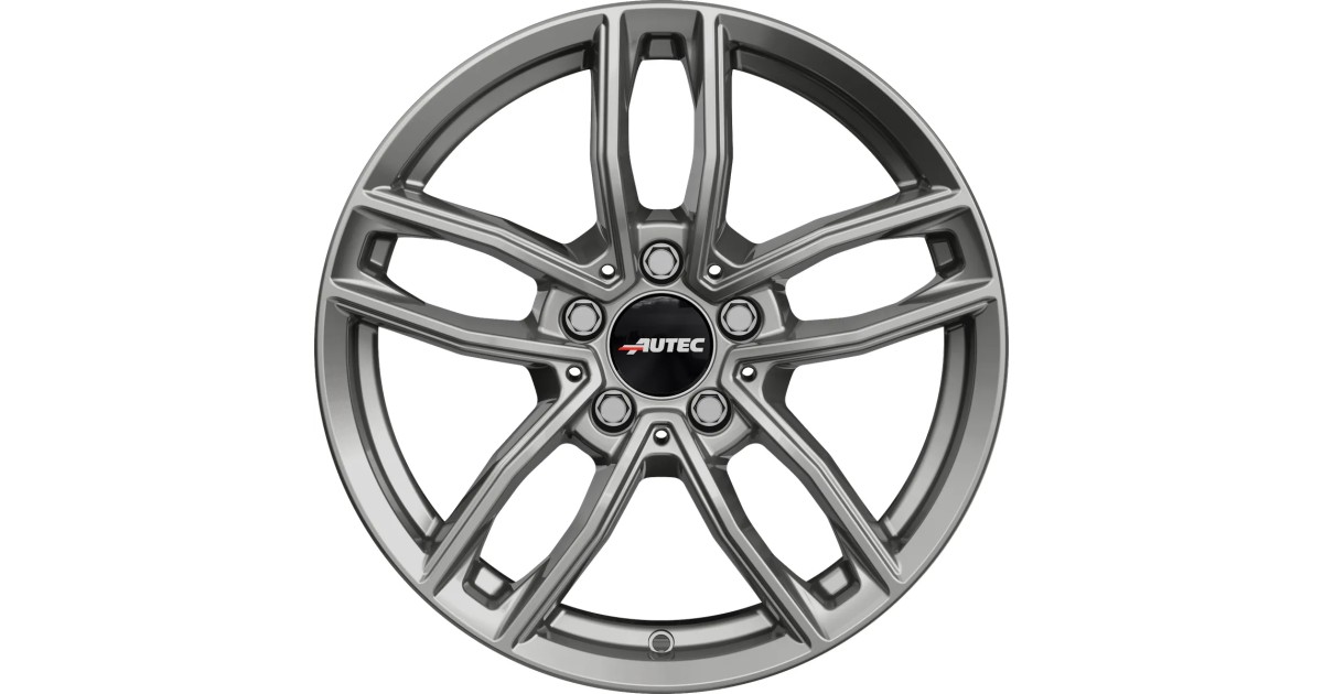 Jante Alu Autec Mercador Titanium Silver 7,5x17 5x112 ET40 , Alésage 66.6