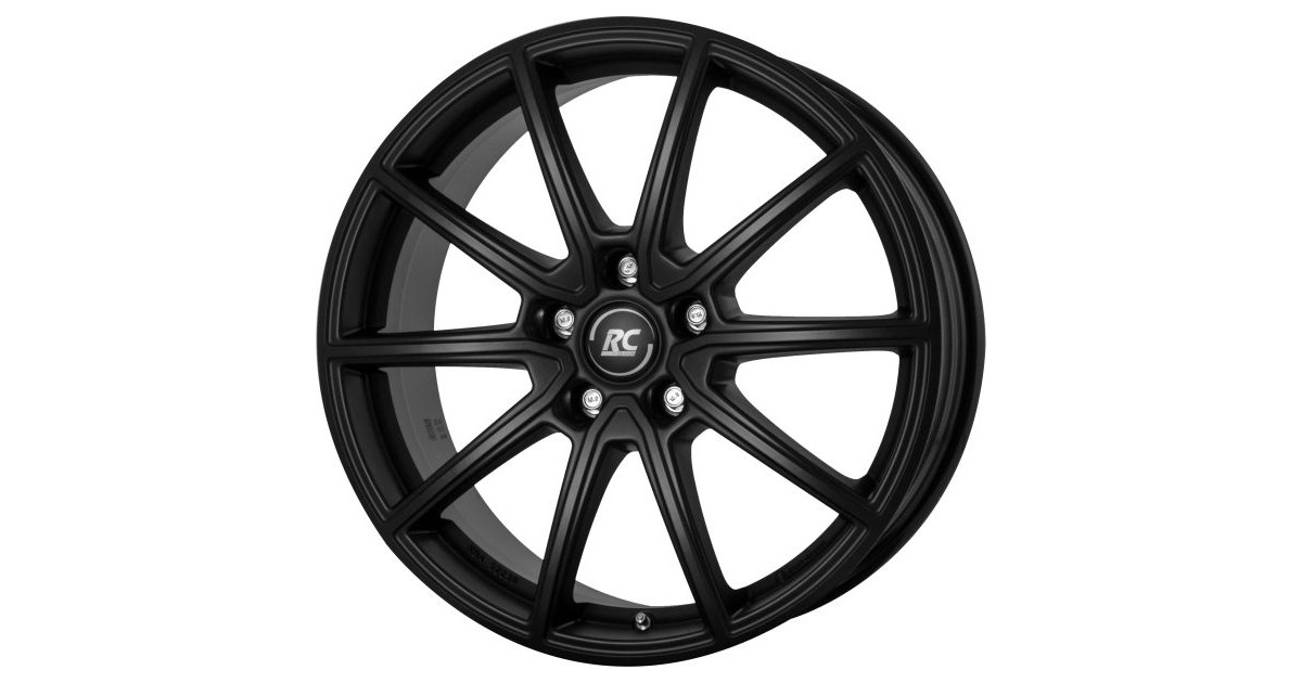 Jante Alu RC Design RC32 Satin Black Matt 7x17 5x98 ET41 , Alésage 58.1